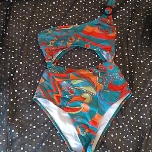 Modcloth one sleeve bathing suit